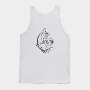 Moby Dick Pen and Ink Tank Top